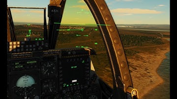 30 knots Crosswind Landing [DCS World A-10 Flight Training]