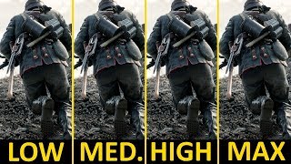 Battlefield 1 | GTX 1050 Ti | i5-7400 | Low vs. Medium vs. High vs. Ultra | Single + Multiplayer