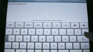 Arrow Keys URL Keyboard Free App for iPad screenshot 5
