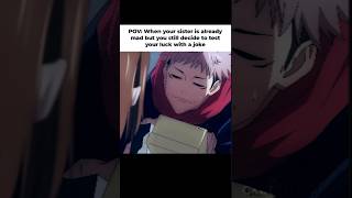 Joke gone wrong ✌🏻🥀 #anime #memes #jujutsukaisen