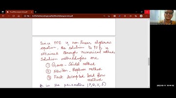 Load Flow Analysis -Intro