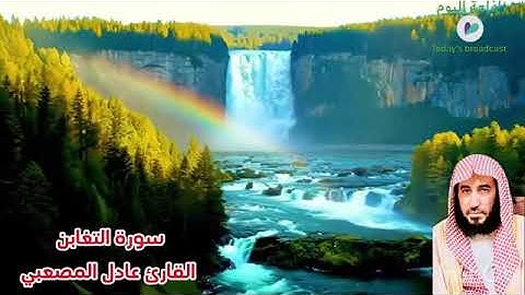 سورة التغابن القارئ عادل حسين المصعبي