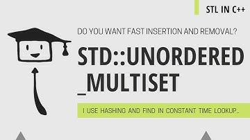 std::unordered_multiset In C++
