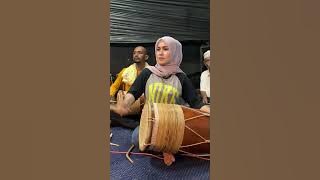 Paluan gendang silat kuba berambak Juliey bersama adik lelaki shahril