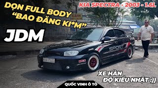 JDM Kia Spectra car cleaning: SPECTACULAR TRANSFORMATION (KOREAN CAR but JAPANESE STYLE :) 4K