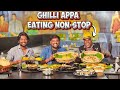Ghilli appa eating 40 dishes nonstop traditional telugu cuisine in hyderabad tastytejaofficial
