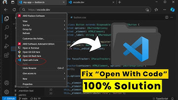 Fix “Open With Code” Missing in VS Code (Right-Click Menu) – 100% Working