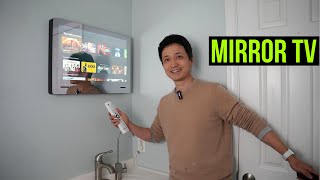 Magic Mirror! Sylvox Smart Mirror TV for Bathroom Installation and Full Review