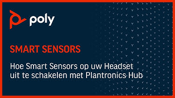 Hoe Smart Sensors op uw Headset uit te Schakelen met Plantronics Hub | HP Support