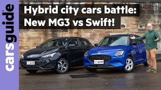 MG3 Hybrid+ vs Suzuki Swift Hybrid 2025 Comparison Review: Which Petrol-Electric City Car Is Best?