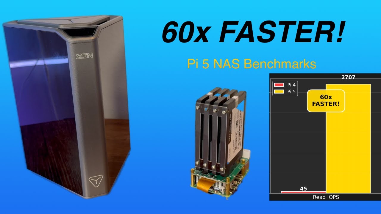 Pi 4 vs Pi 5 NAS Battle: 60x Faster? Shocking Benchmark Results