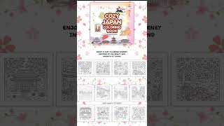 Cozy Japan Coloring Book: Relaxing Japanese-Inspired Scenes for Cozy Coloring Fun #japan #japanese
