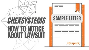 ChexSystems Lawsuit: How to Inform Them About My Legal Action - I Dispute & Repair Credit Fast