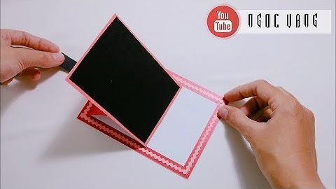 Thiệp ảnh dựng / Thiệp bật ảnh dựng  (slider pop up  card) - NGOC VANG