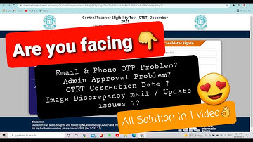 New Image Discrepancy Email 🤔 | CTET Correction Date ❓ | Admin Approval Pending 😰- Journey with Ammy