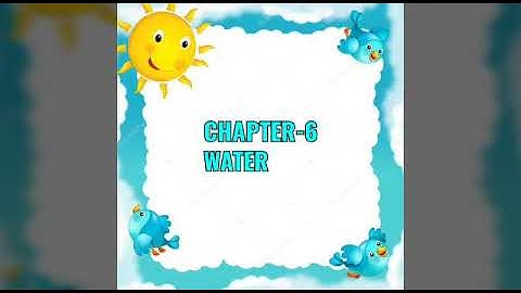 Class -3 Chapter - 9 Water as a Resource