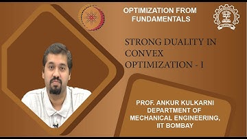 Lecture 18A: Strong duality in convex optimization - I