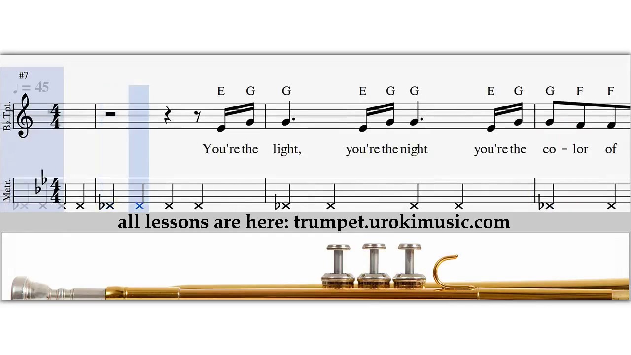 Ellie Goulding - Love Me Like You Do - How To Play Trumpet - Sheet ...