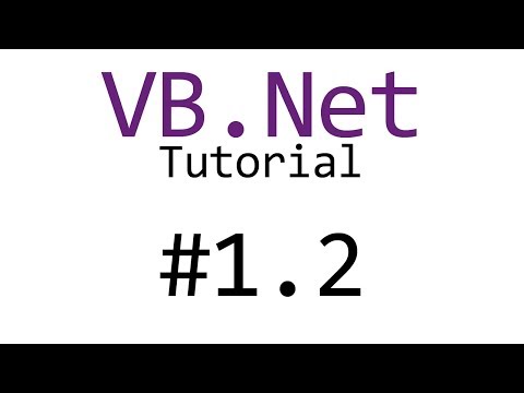 #1.2 Tutorial Visual Basic: Introduzione al linguaggio VB.net