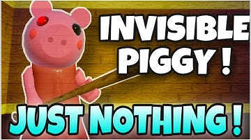 How To Get “JUST NOTHING” BADGE + INVISIBLE PIGGY MORPH | Piggy RP [W.I.P] | Roblox