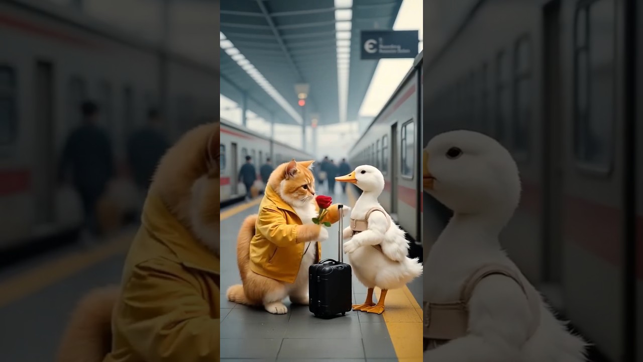 Orange Cat Eats Roast Duck Today! 🐱🦆🍗 | His Reaction 😂 