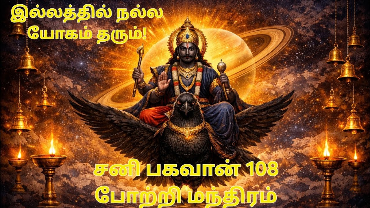 இல்லத்தில் நல்ல யோகம் தரும்! | சனி பகவான் 108 போற்றி மந்திரம்