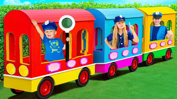 Diana Roma and Oliver Explore the City on a Train