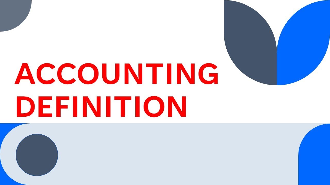 ACCOUNTING DEFINITION FOR FABM 1 - YouTube
