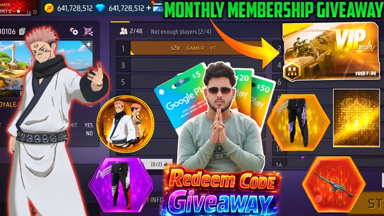 FREE FIRE LIVE REDEEM CODE GIVEAWAY💎 | FREE FIRE LIVE  DIAMOND GIVEAWAY | FREE FIRE LIVE 10 FEBRUARY