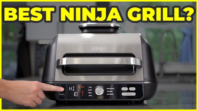 Ninja Foodi XL Pro 7-in-1 Grill/Griddle Combo And Air Fryer, 15-3/4 x  11-5/8 x 17-7/16, Silver