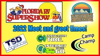 Tampa RV show schedule / Tire Minder/ TSD Logistics / Camp Champ by Up for the journey 143 views 2 years ago 8 minutes, 58 seconds