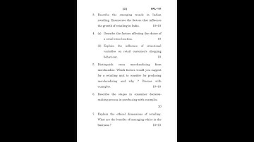 BRL - 101   June 2024 Question Paper