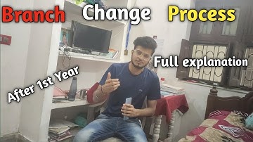 How to change your Branch after 1st year AKTU #vlog
