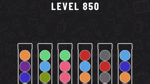 Ball Sort Puzzle Level 850 #ballsortpuzzle #ballsortpuzzlegameplay #puzzlegame #mobilegames