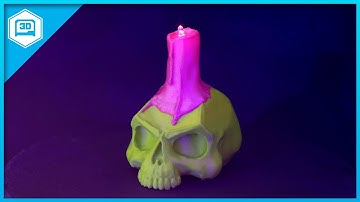 Skull Waxy – Timelapse #3DPrinting @adafruit #adafruit