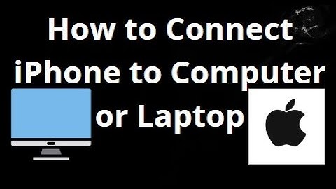 How to Connect iPhone to Computer or Laptop – Complete Guide