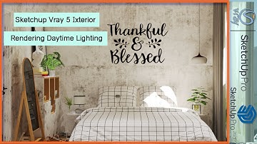 Sketchup Vray 5 Interior Daytime Lighting #101