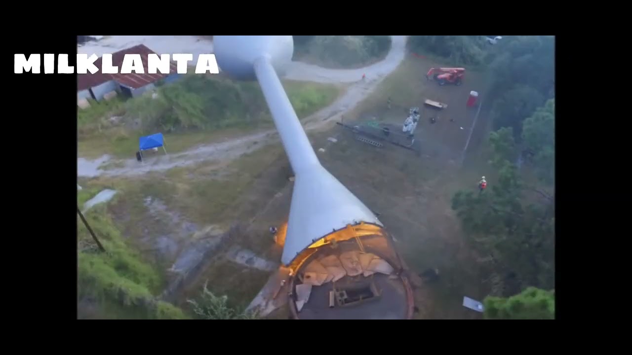 Water tower fall compilation