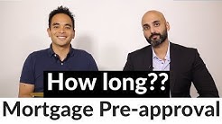 How long does it take for a mortgage pre-approval? 