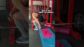 #Howto #slide under the #barbell for your #gluteworkout