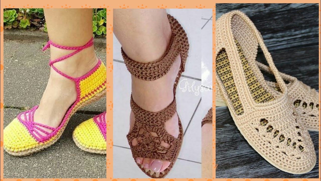 crochet slippers with flip flop soles