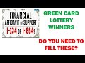 GREEN CARD (PERMANENT RESIDENCE) IN USA: Do you need affidavit of financial support I-134 or I-864?