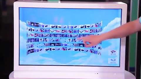 3D Touch Transparent display cabinet