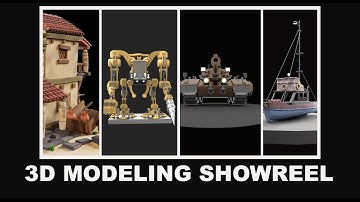 3d  modeling showreel 2023