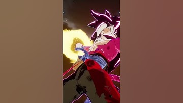 Goku ssj4 dragon fist on omega shenron #sparkingzero