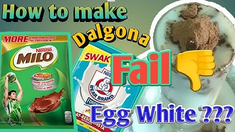 Dalgona Milo FAIL👎 without mixer / without wire whisk (using spoon only) Panlasang Pinoy Taste