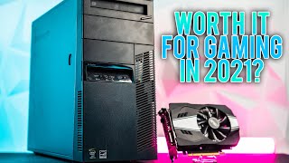 Can You Turn A Lenovo M93p Into A Gaming Computer?? 🤔 | Core i5-4590 + GTX 1060 3g | Benchmarks