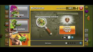 clan oorlog in clash of clans.( hele korte video.) screenshot 4