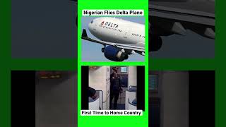 First Time Flying To Nigeria #nigeria #deltaairlines #shorts  #viral  #youtubeshorts
