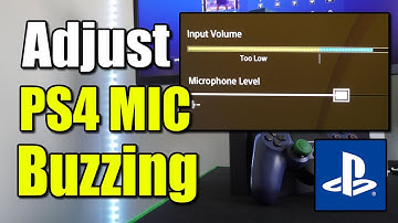 How to Adjust Microphone Level on PS4 & Make LOUDER & Remove BUZZ (Best Method)